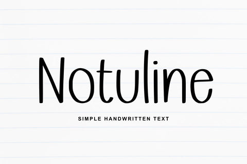 Notuline Font Abo Daniel Studio 