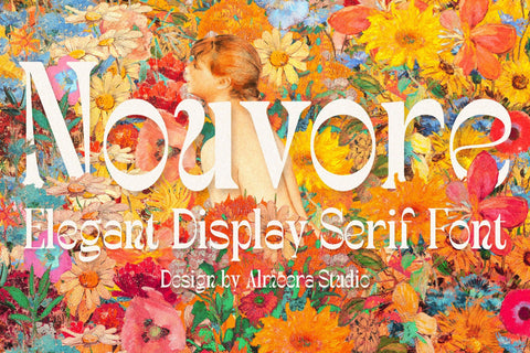 Nouvore - Elegant Display Serif Font studioalmeera 