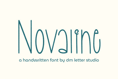 Novaline Font Dm Letter Studio 