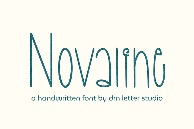 Novaline Font Dm Letter Studio 