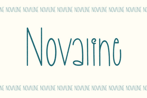 Novaline Font Dm Letter Studio 