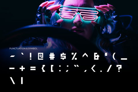 Novaria Vista - Futuristic Display Font Font Mozzatype 
