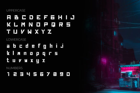 Novaria Vista - Futuristic Display Font Font Mozzatype 