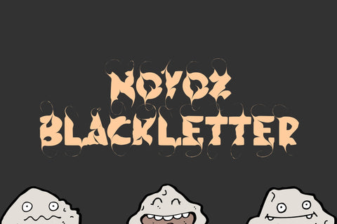 Novox Blackletter Font Dm Letter Studio 