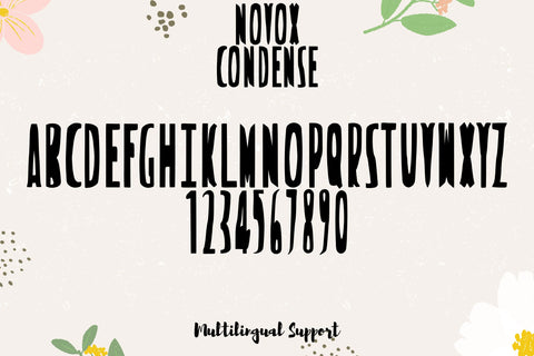 Novox Condense Font Dm Letter Studio 