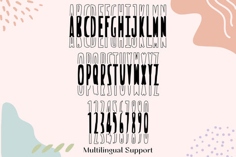 Novox Condense Stacked Font Dm Letter Studio 