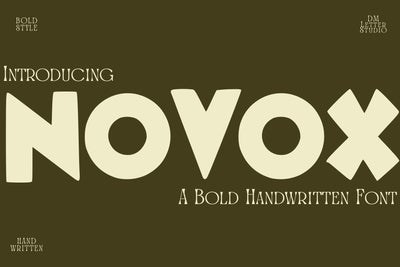 Novox Font Dm Letter Studio 