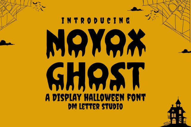 Novox Ghost Font Dm Letter Studio 