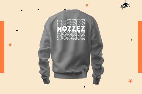 Novox Ghost Stacked Font Dm Letter Studio 