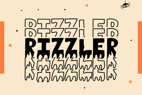 Novox Ghost Stacked Font Dm Letter Studio 