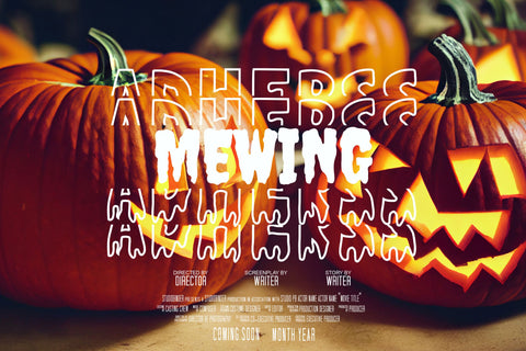 Novox Ghost Stacked Monogram Font Dm Letter Studio 