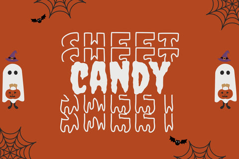 Novox Ghost Stacked Monogram Font Dm Letter Studio 