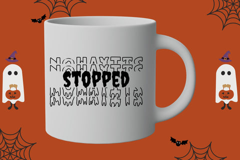 Novox Ghost Stacked Monogram Font Dm Letter Studio 