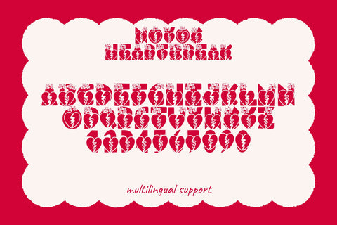 Novox Heartbreak Font Dm Letter Studio 