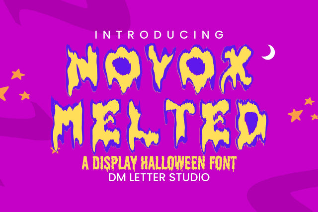Novox Melted Font Dm Letter Studio 