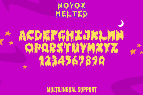 Novox Melted Font Dm Letter Studio 