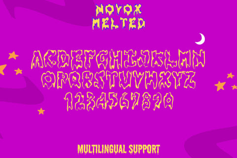 Novox Melted Font Dm Letter Studio 