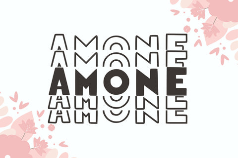 Novox Stacked Font Dm Letter Studio 