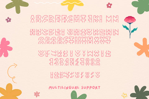 Novox Stacked Monogram Regular Font Dm Letter Studio 