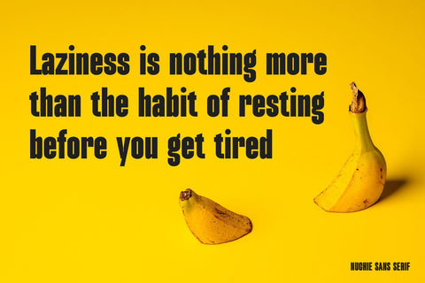 Nughie - Modern Bold Sans Serif Font studioalmeera 