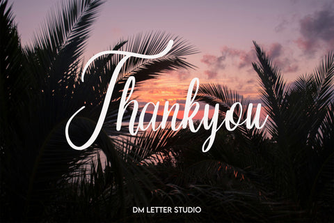 Nuptalia Font Dm Letter Studio 