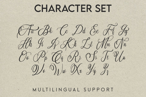 Nuptalia Font Dm Letter Studio 