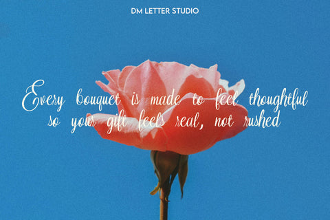Nuptalia Font Dm Letter Studio 