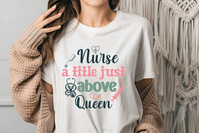Nurse a title just above queen SVG Angelina750 