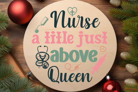 Nurse a title just above queen SVG Angelina750 