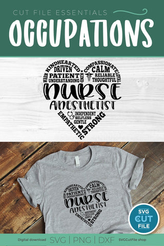 Nurse Anesthetist svg-CRNA design for crafters SVG SVG Cut File 