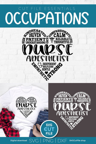 Nurse Anesthetist svg-CRNA design for crafters SVG SVG Cut File 