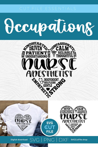 Nurse Anesthetist svg-CRNA design for crafters SVG SVG Cut File 