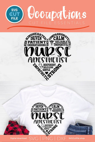 Nurse Anesthetist svg-CRNA design for crafters SVG SVG Cut File 