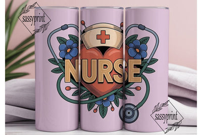 Nurse Appreciation Tumbler Wrap PNG Sublimation sassyprint 