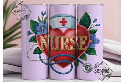 Nurse Appreciation Tumbler Wrap PNG Sublimation sassyprint 