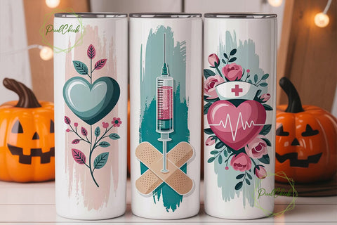 Nurse Appreciation Tumbler Wrap Sublimation PixelChick 