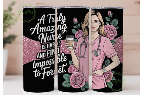 Nurse Appreciation Tumbler Wrap Sublimation PixelChick 