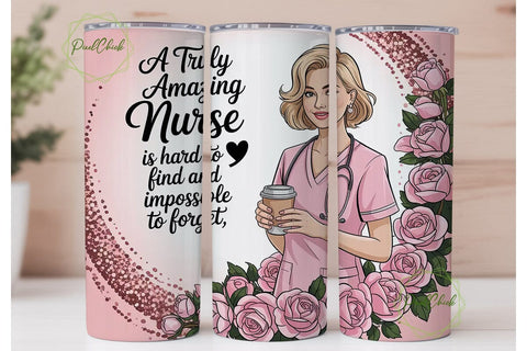 Nurse Appreciation Tumbler Wrap Sublimation PixelChick 