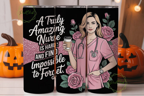 Nurse Appreciation Tumbler Wrap Sublimation PixelChick 