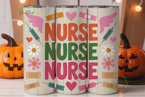 Nurse Appreciation Tumbler Wrap Sublimation PixelChick 