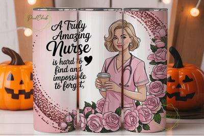 Nurse Appreciation Tumbler Wrap Sublimation PixelChick 