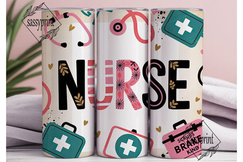 Nurse Appreciation Tumbler Wrap Sublimation sassyprint 