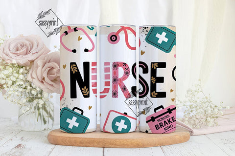 Nurse Appreciation Tumbler Wrap Sublimation sassyprint 