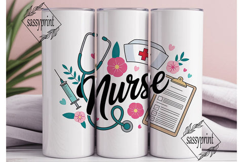 Nurse Appreciation Tumbler Wrap Sublimation sassyprint 