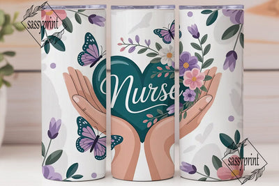 Nurse Appreciation Tumbler Wrap Sublimation sassyprint 