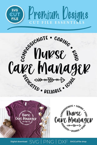 Nurse Care Manager svg, health care worker svg, Nurses Week, Nurse Appreciation, Caregiver, Care SVG SVG SVG Cut File 
