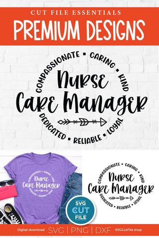 Nurse Care Manager svg, health care worker svg, Nurses Week, Nurse Appreciation, Caregiver, Care SVG SVG SVG Cut File 
