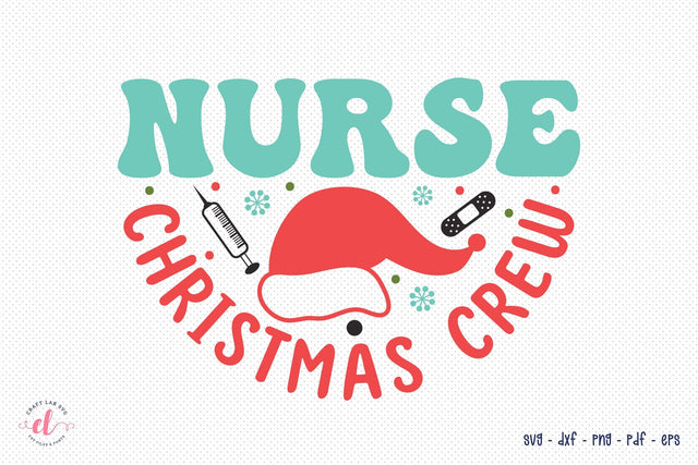 Nurse Christmas Crew SVG SVG CraftLabSVG 