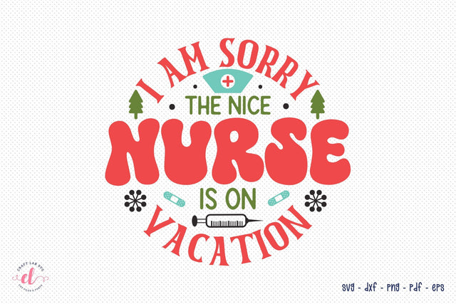 Nurse Christmas SVG Cut File SVG CraftLabSVG 