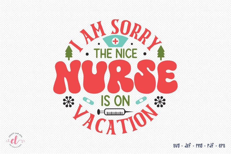 Nurse Christmas SVG Cut File SVG CraftLabSVG 